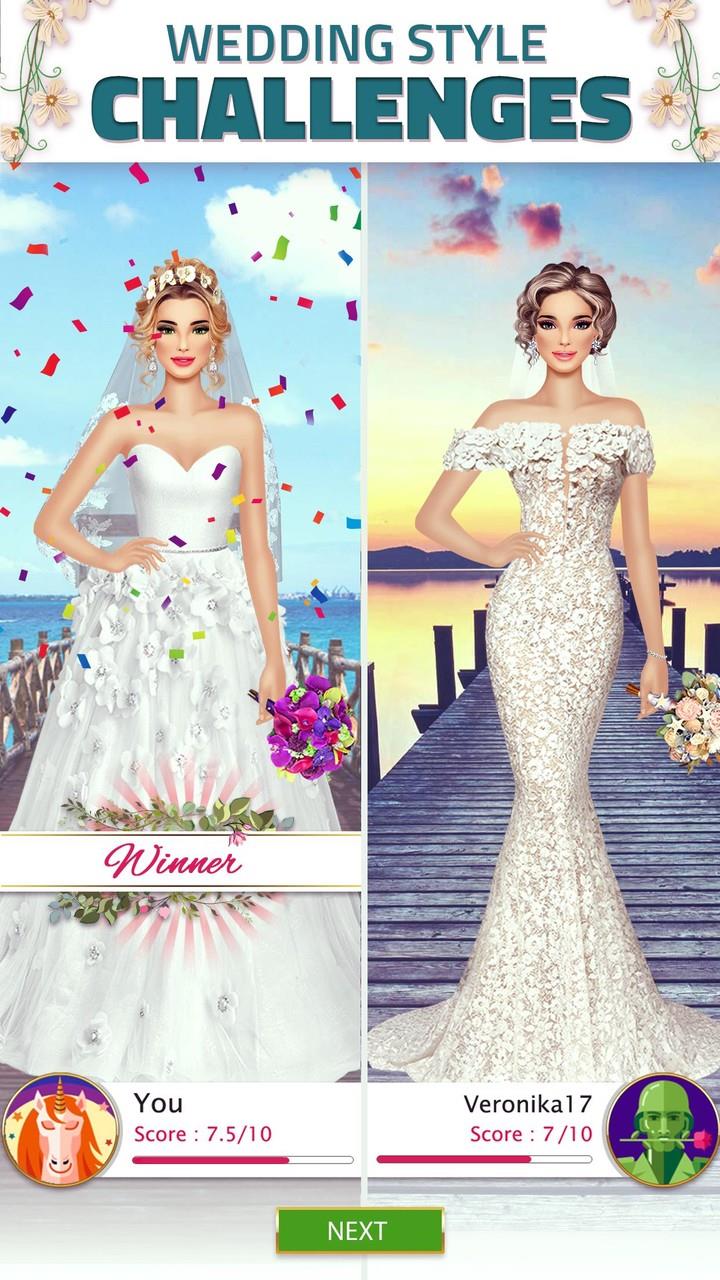 Hochzeitdesigner: Kleiddressup Captura de pantalla 3