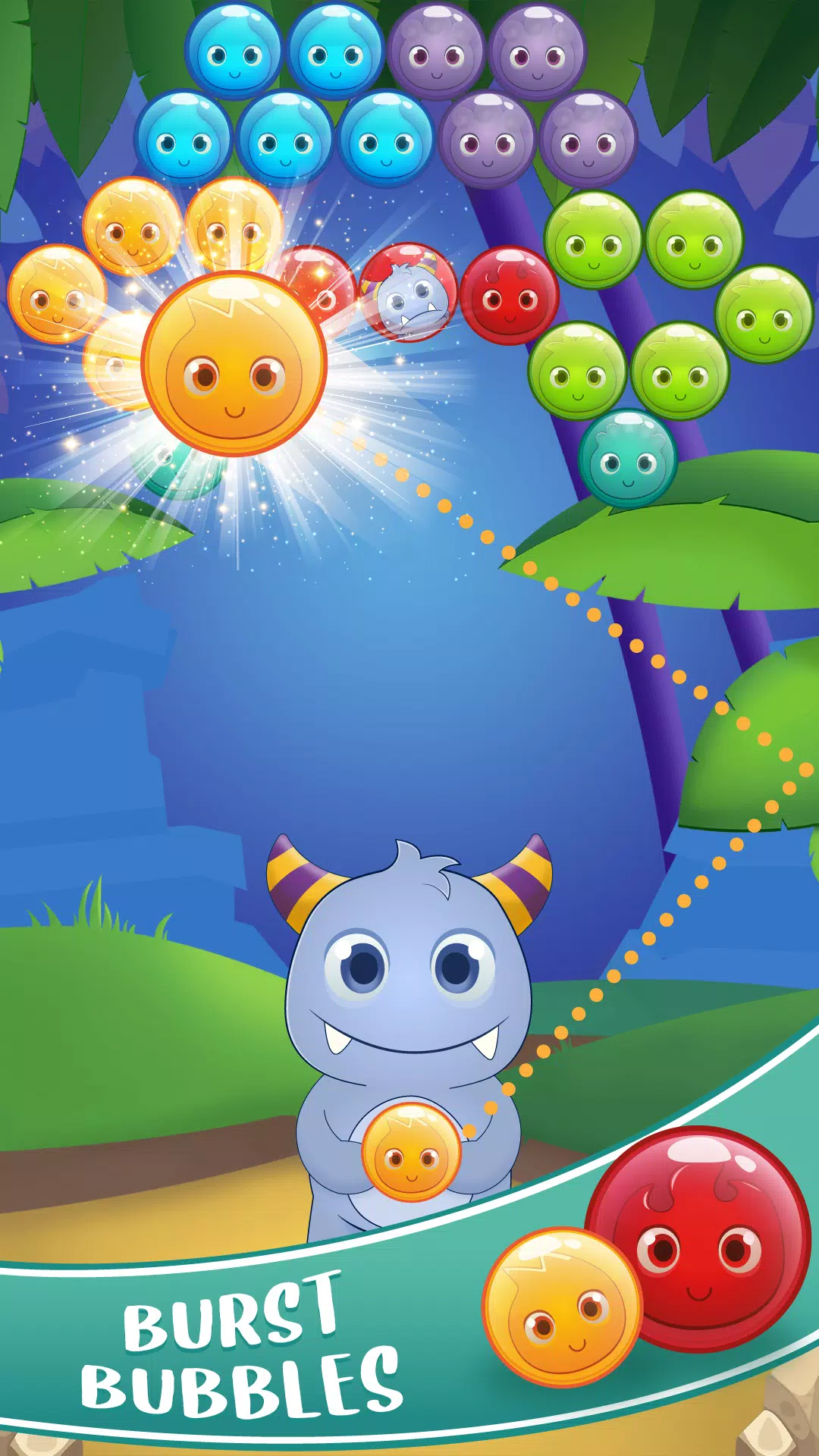 Bubble friends rescue 스크린샷 1