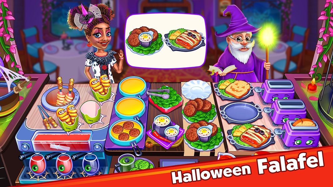 Halloween Madness Cooking Game Schermafbeelding 1