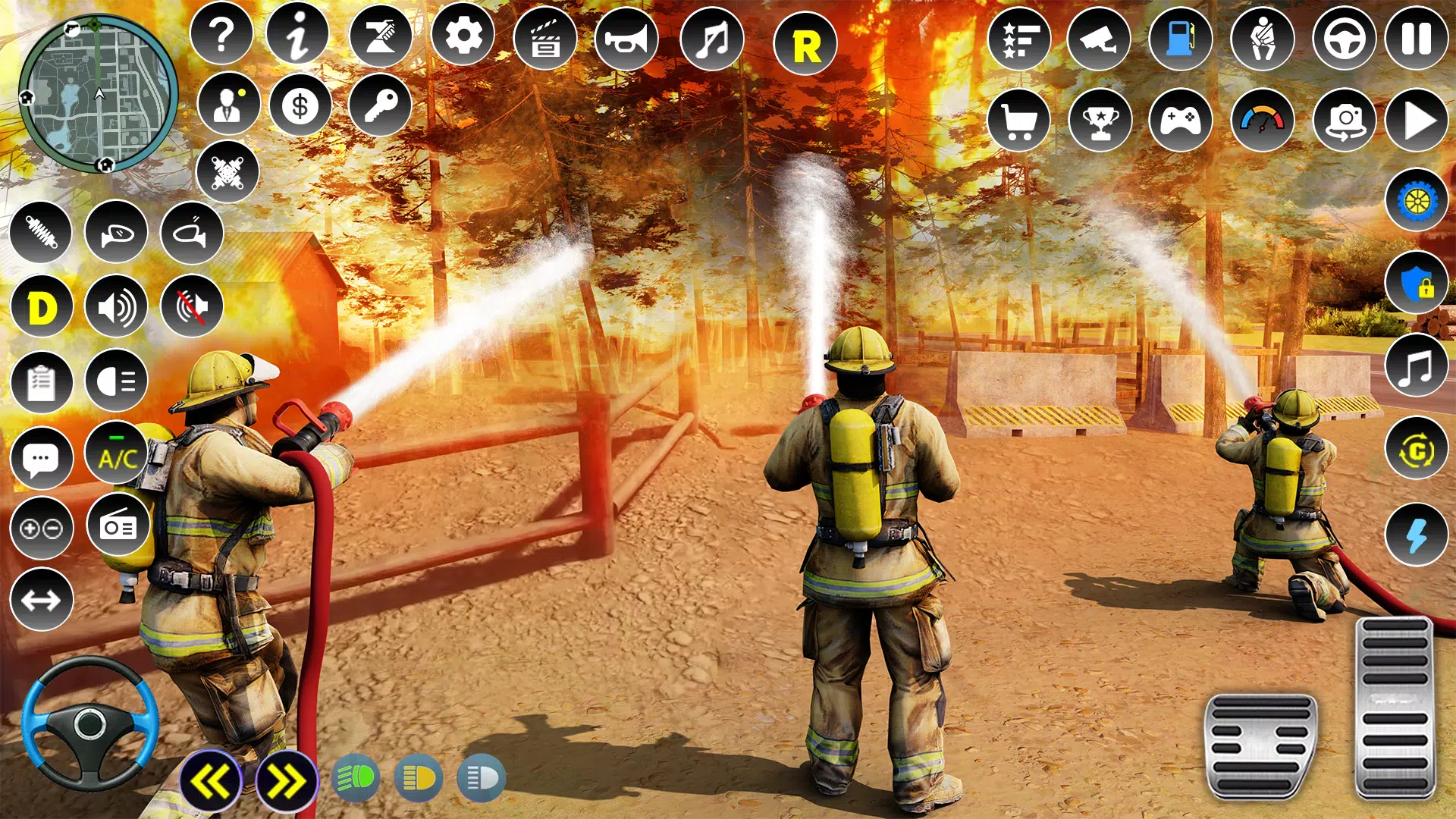 Firefighter :Fire Brigade Game ဖန်သားပြင်ဓာတ်ပုံ 2