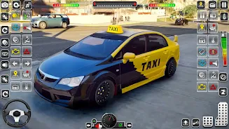 Taxi Simulator 3D-US Taxi Game Capture d'écran 2