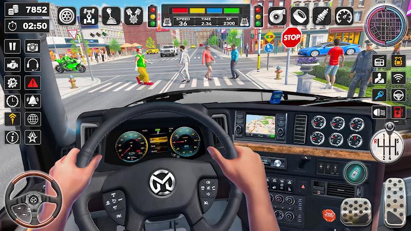 Truck Driving School Games Pro Ekran Görüntüsü 3