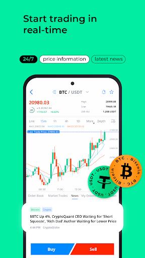 AAX-Trade Crypto, Bitcoin, ETH ဖန်သားပြင်ဓာတ်ပုံ 1