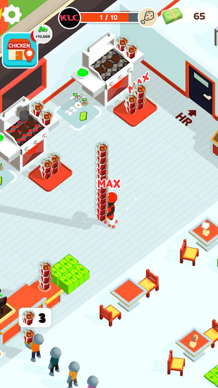 Idle Chicken- Restaurant Games Captura de pantalla 1