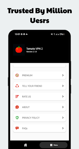 Tomato VPN Captura de tela 1