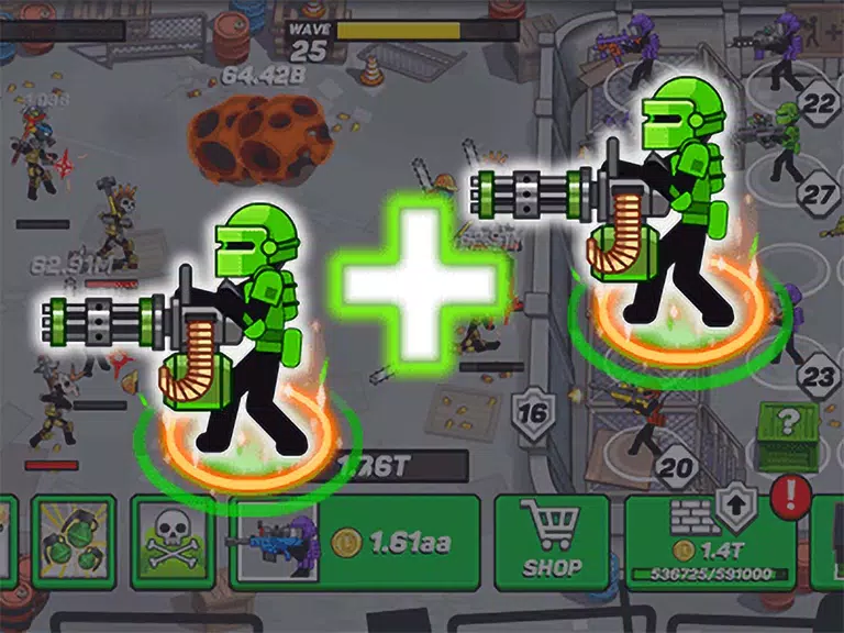 Stickman Defenders: Stick War Ảnh chụp màn hình 2