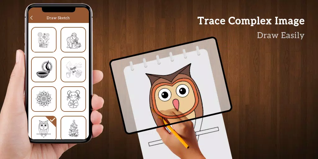 Draw Sketch - Copy Trace Draw ภาพหน้าจอ 1