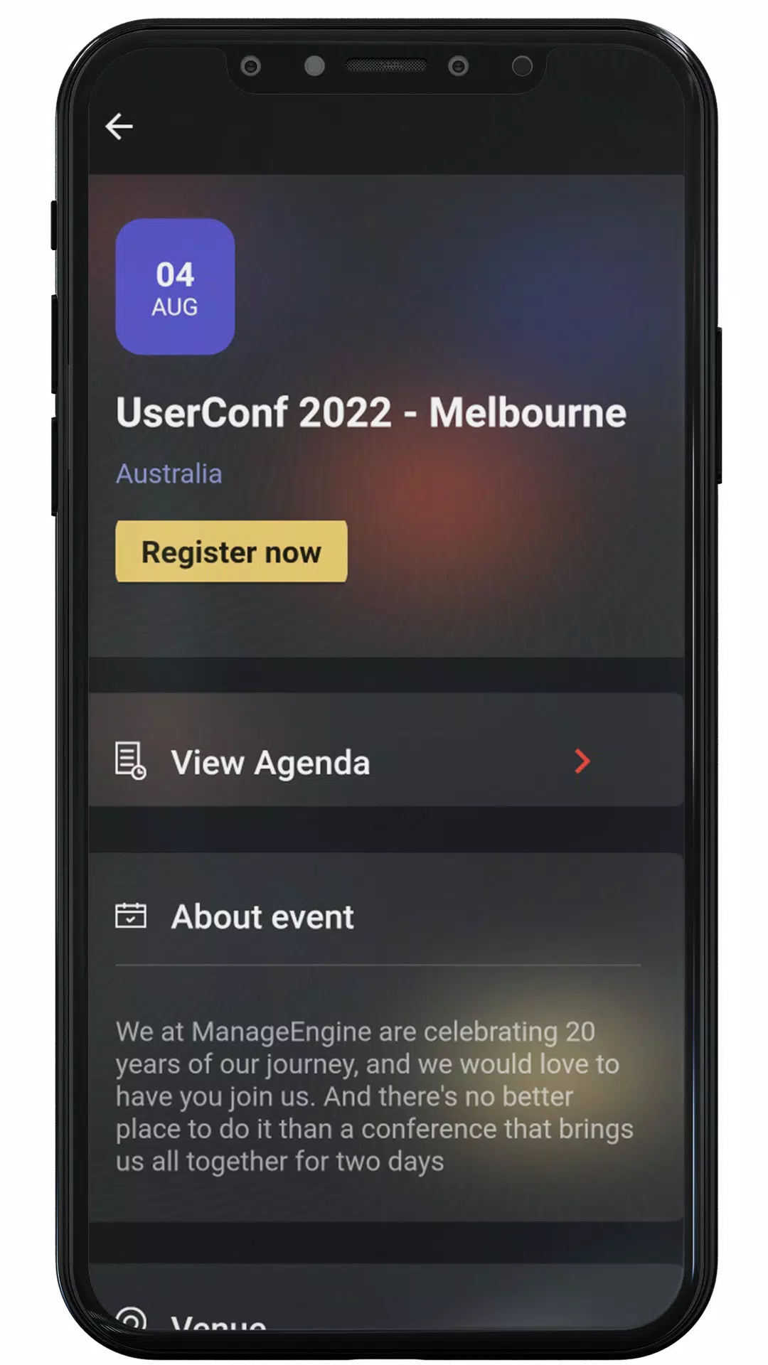 ManageEngine Events ภาพหน้าจอ 3