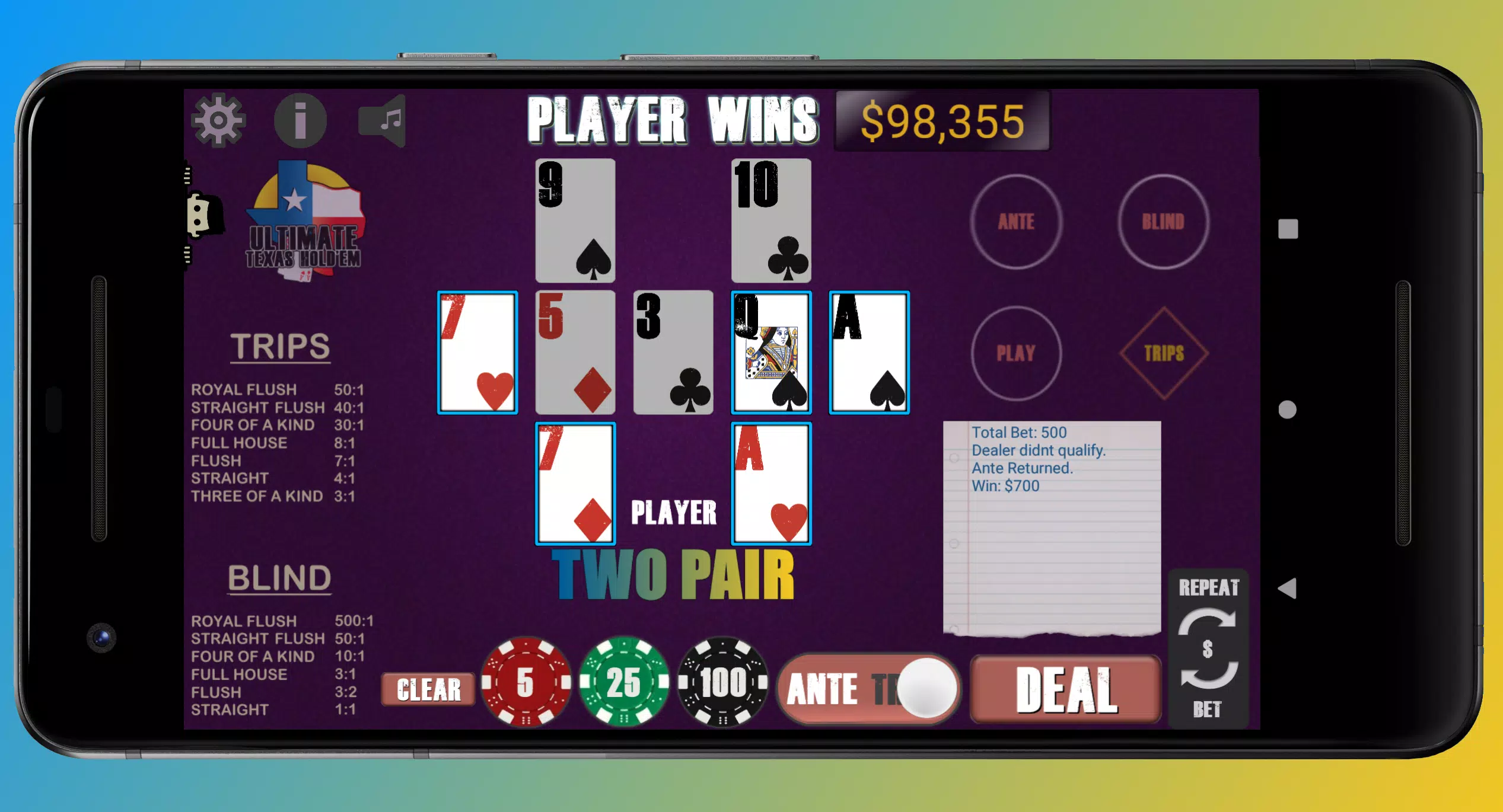 Schermata Texas Ultimate Holdem 2
