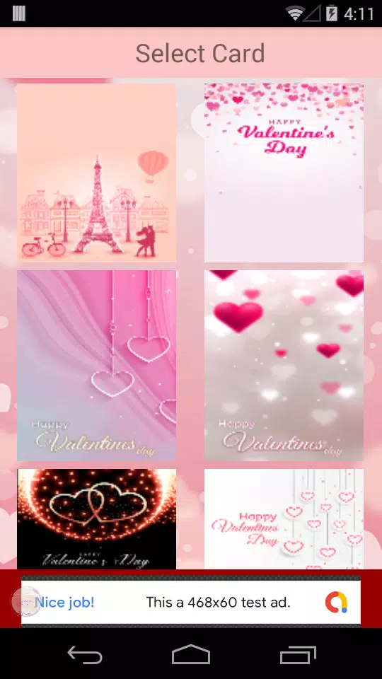 Valentine Greeting Card 2019 Capture d'écran 2