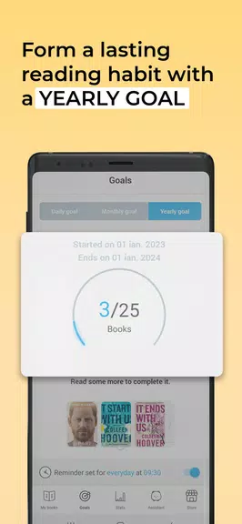 Bookly: Book & Reading Tracker Ảnh chụp màn hình 3