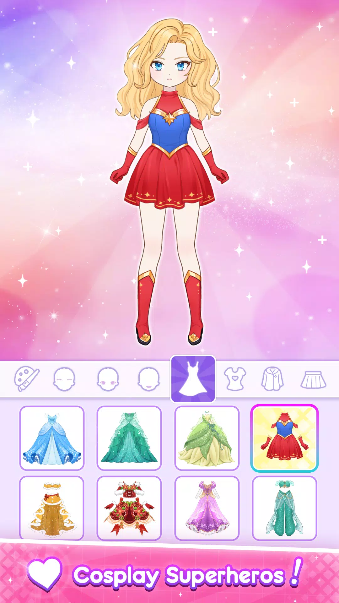 Anime Dress Up - Doll Dress Up Capture d'écran 0