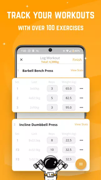 Stronger - Workout Gym Tracker ภาพหน้าจอ 0