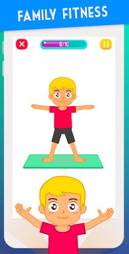 Exercise for Kids at home 스크린샷 3