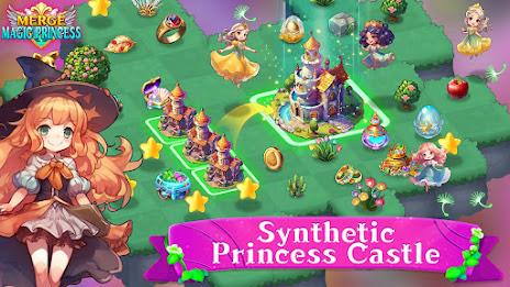 Merge Magic Princess: Tap Game ภาพหน้าจอ 1