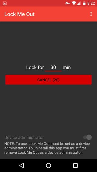 Lock Me Out - App/Site Blocker स्क्रीनशॉट 1