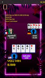 Hoyle Poker: 5 Card Online स्क्रीनशॉट 1