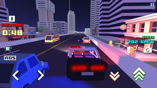 Blocky Car Racer Скриншот 1