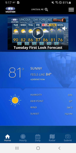 10/11 NOW Weather Screenshot 2