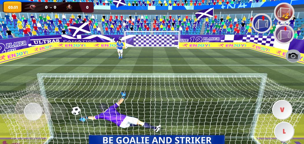 Goalie Wars Football Online Скриншот 2
