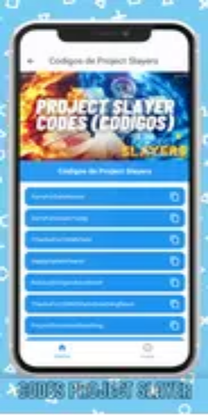 Project Slayers Codes Privados应用截图第0张