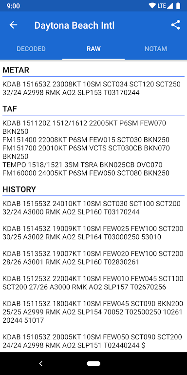 Avia Weather – METAR & TAF Mod Captura de tela 2