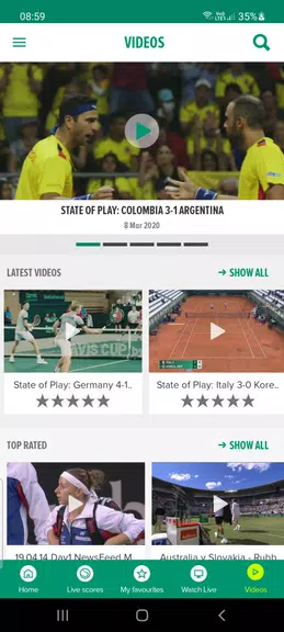 Davis Cup Schermafbeelding 1