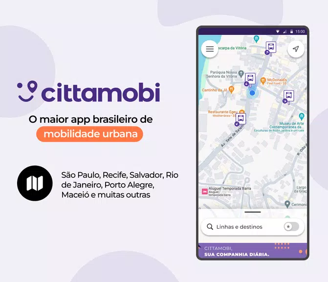 Cittamobi: Horários de Ônibus Schermafbeelding 0