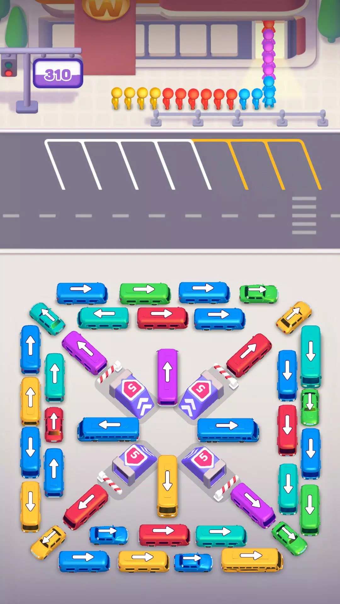 Schermata Bus Away: Traffic Jam 3