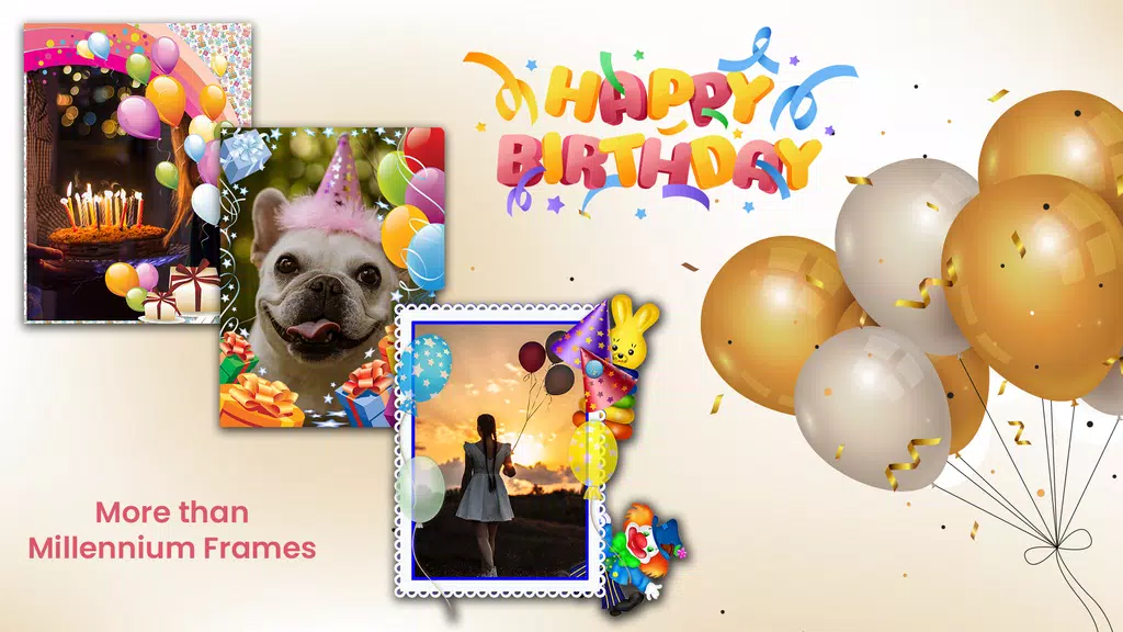 Make Birthday Video With Music Captura de pantalla 1