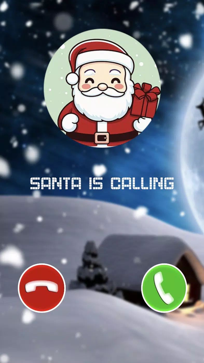 Santa Call Funny Prank Schermafbeelding 1