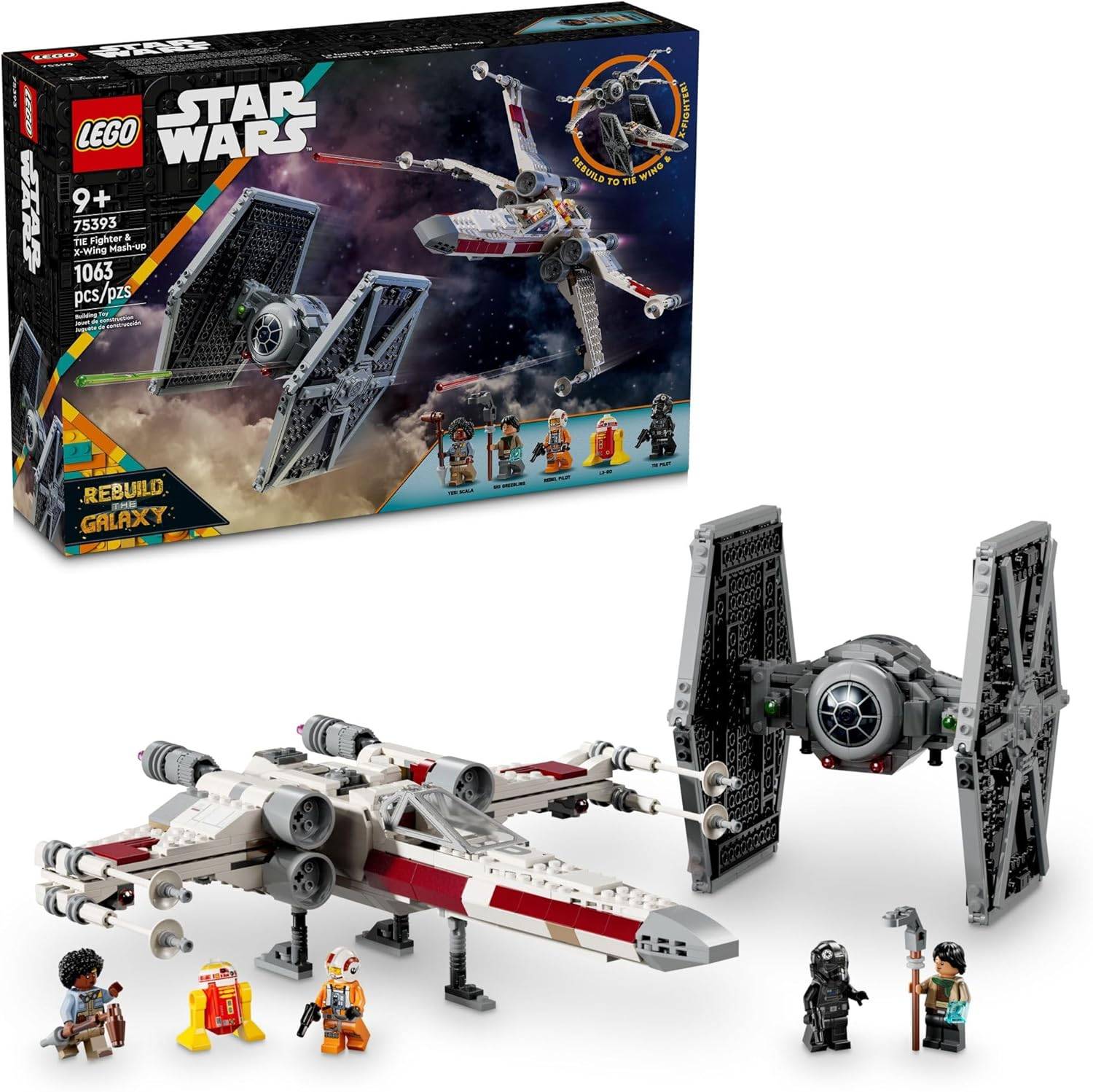 Image: LEGO Star Wars TIE Fighter & X-Wing Mash-up