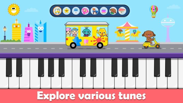 Baby Piano Kids Music Games Zrzut ekranu 0