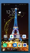 Paris Night Live Wallpaper スクリーンショット 0