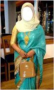 Women Hijab Saree Photo Suits スクリーンショット 2