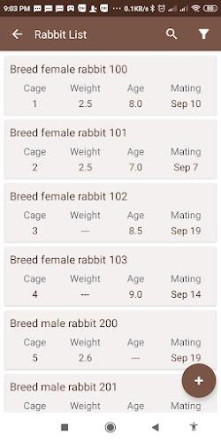 Quacha - Rabbit breeding manag Capture d'écran 1