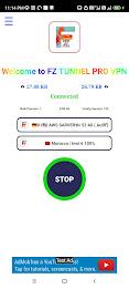 FZ TUNNEL PRO_Sucure Fast VPN ဖန်သားပြင်ဓာတ်ပုံ 1