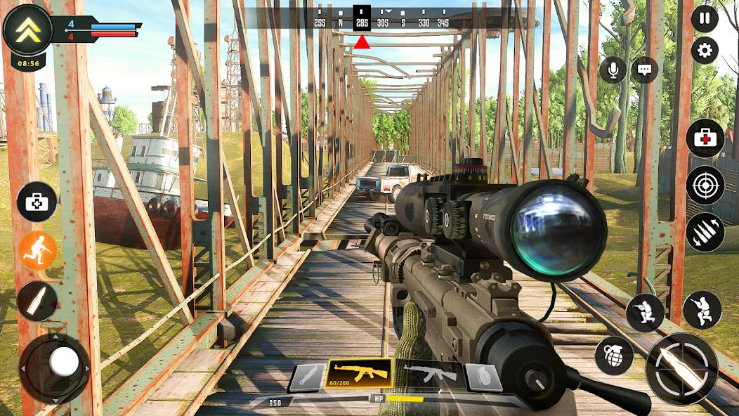 Sniper Game: Shooting Gun Game Mod 스크린샷 0