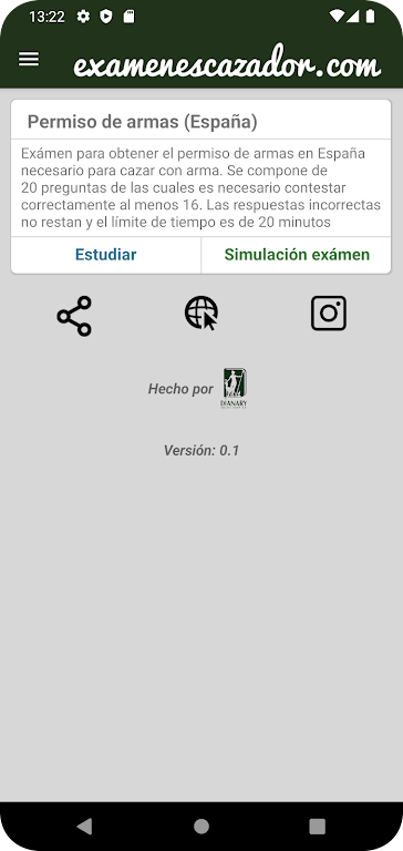 ExamenesCazador.com Captura de tela 0