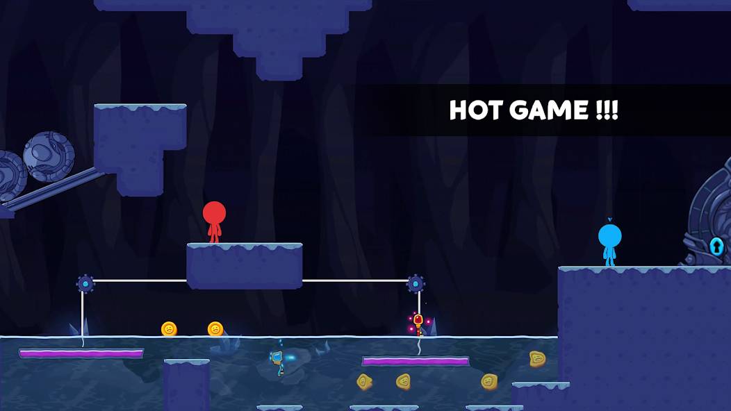 Stick World: Red Blue Journey Mod Schermafbeelding 3