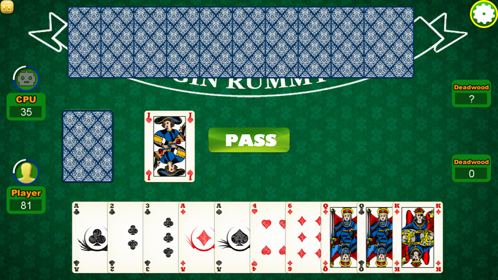 Gin Rummy Pabroton Schermafbeelding 1