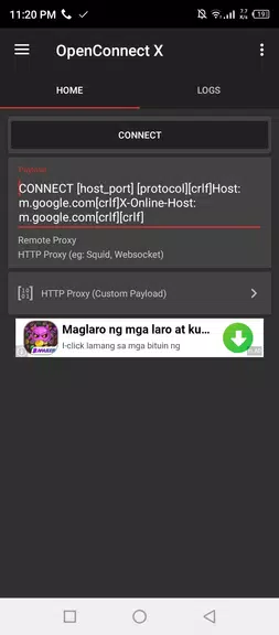 OpenConnect X for Android Ekran Görüntüsü 0