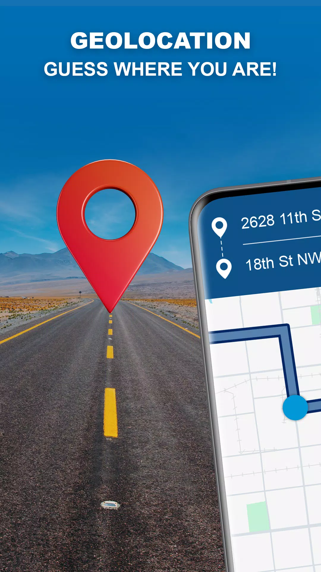 Schermata GPS Navigation: Road Map Route 1