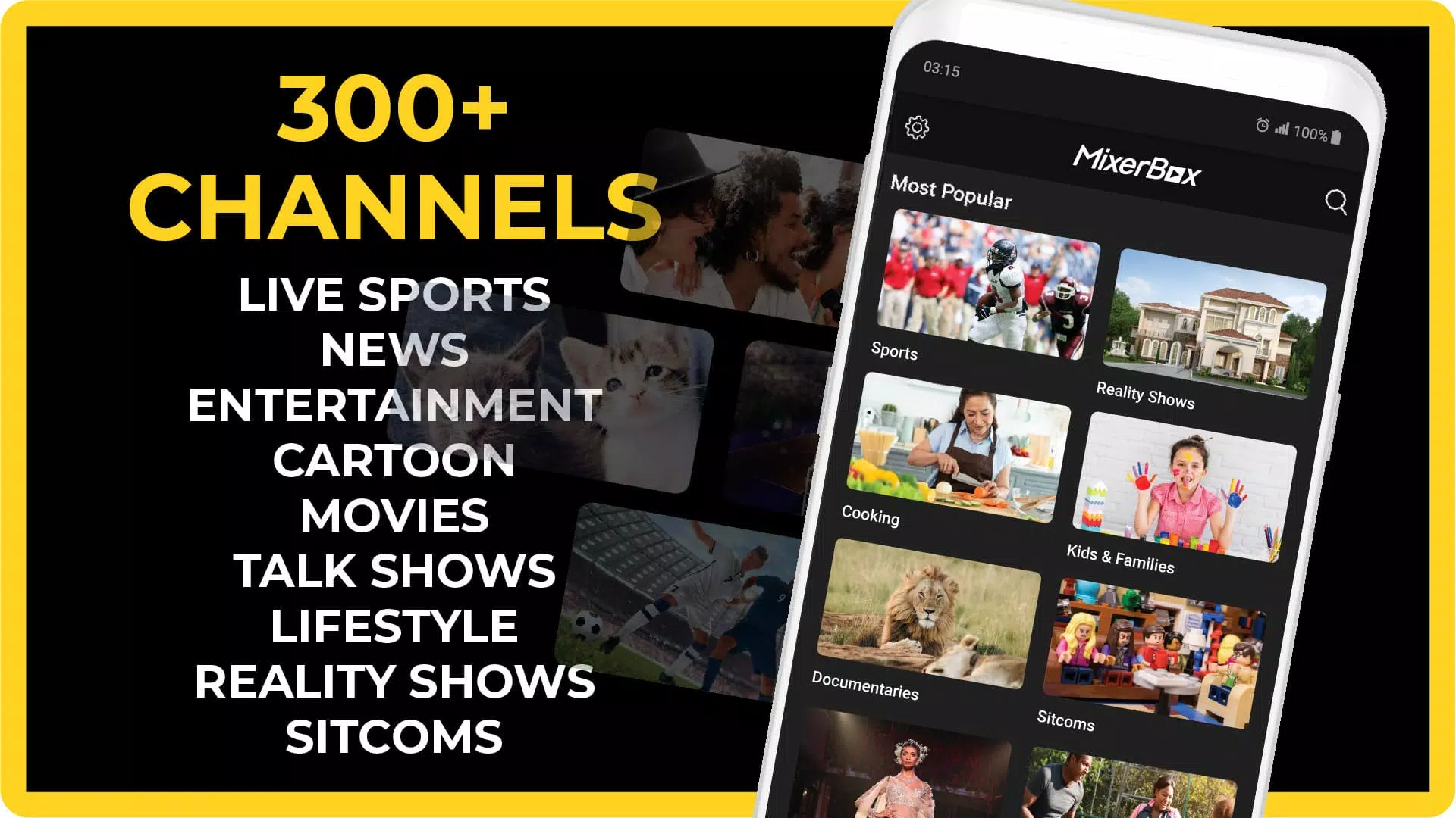 FREECABLE© TV App: Shows, News 스크린샷 1