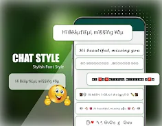 Chat Style - Fonts Keyboard ภาพหน้าจอ 3