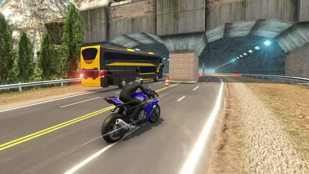 Bike VS Bus Racing Games Capture d'écran 0