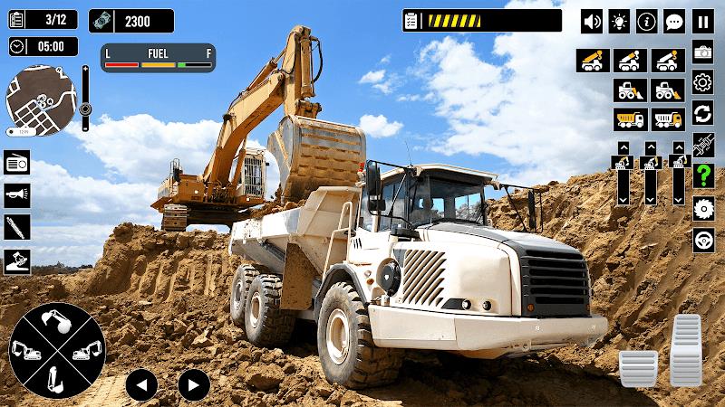 Construction Game: Truck Games Tangkapan skrin 1