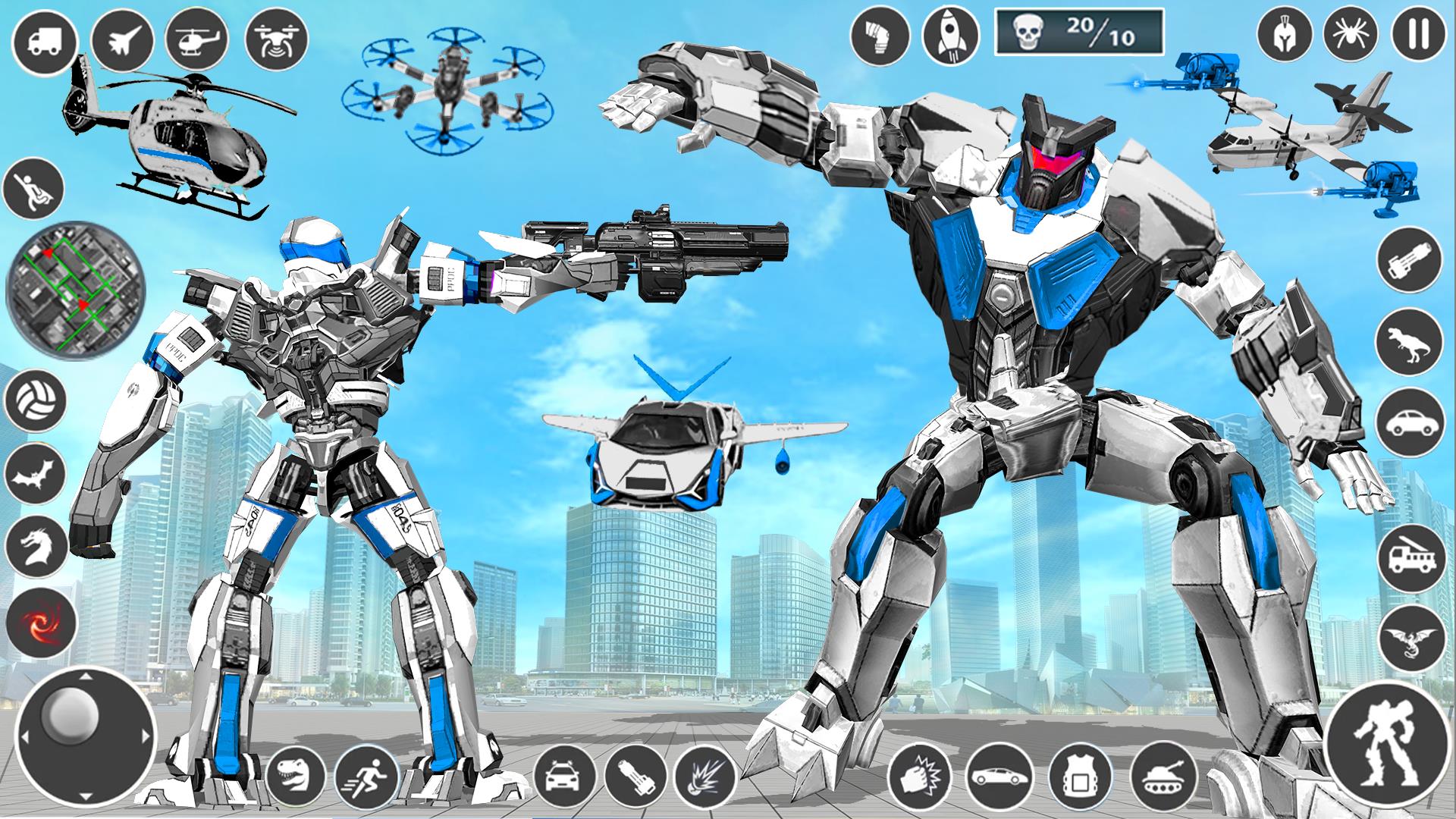 Multi Robot Car Transform Game 스크린샷 3