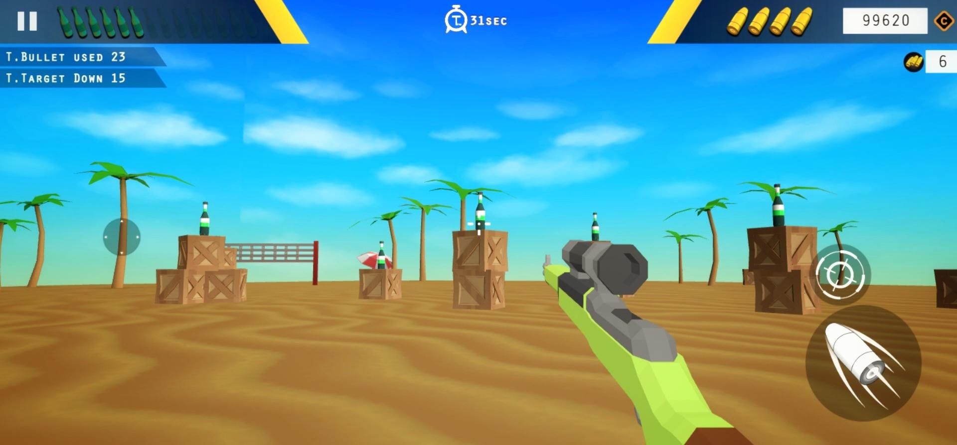 Bottle Shooting Game Captura de pantalla 0