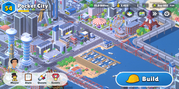 <h2>Embarque em aventuras de construção de cidades em Pocket City 2!</h2><p>Esta sequência em 3D de Pocket City 2 convida você a criar sua própria metrópole próspera. Projete sua cidade com redes rodoviárias complexas, zonas diversas, marcos icônicos e edifícios especiais exclusivos. Explore sua criação livremente com seu avatar personalizado, tenha uma casa elegante, organize eventos emocionantes, gerencie desastres inesperados e experimente os desafios e recompensas de ser um prefeito de sucesso!</p>
<p><strong><img src=